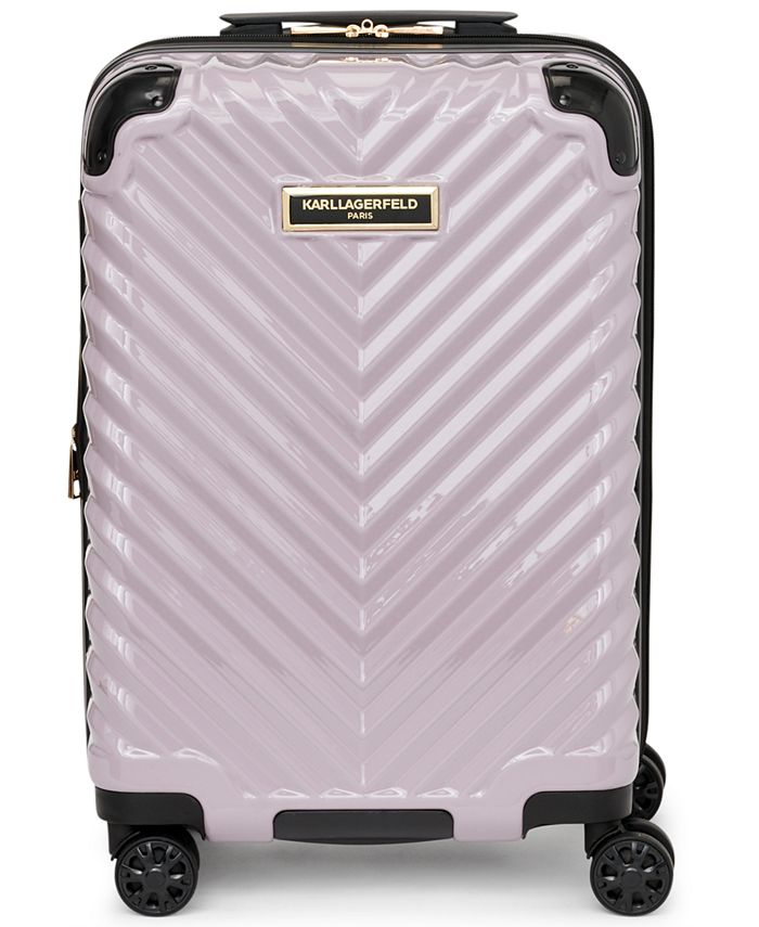 KARL LAGERFELD PARIS Karl Lagerfeld Chevron 21" Hardside CarryOn