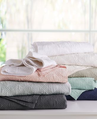 Washed Linen Relaxed Textured Quilt, Twin
