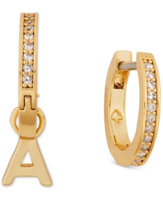 kate spade initial earrings