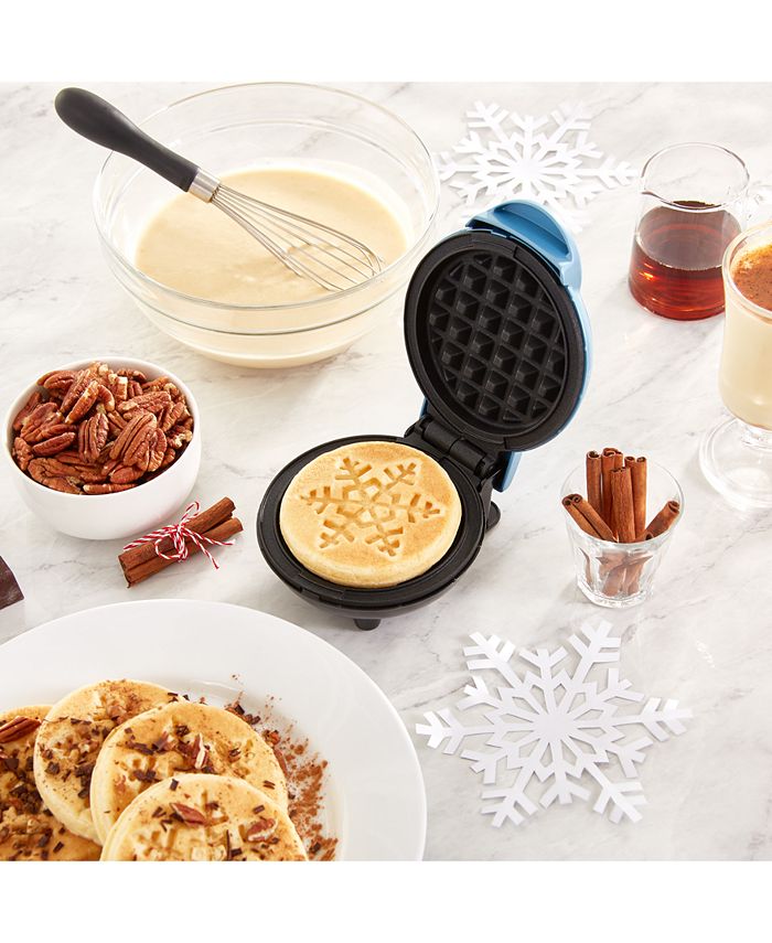 Dash Snowflake Mini Waffle Maker Macy's