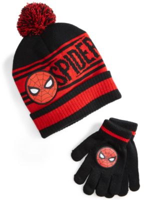 Berkshire Little Boys Spider-Man Hat & Gloves Set - Macy's