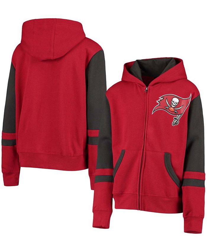 Outerstuff Big Boys Red Tampa Bay Buccaneers Stadium Full-Zip