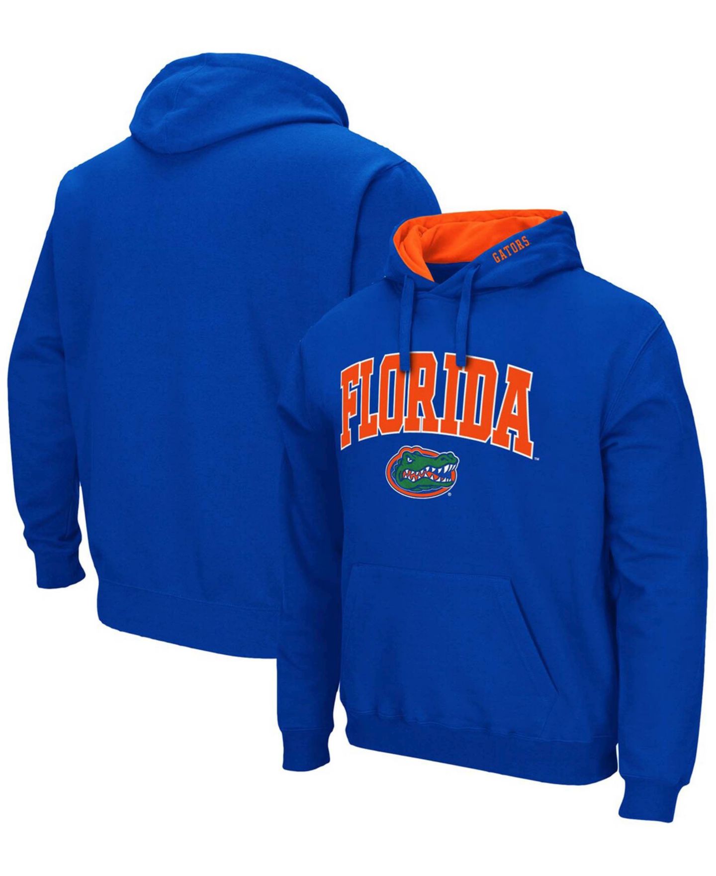 Мужское худи Colosseum Florida Gators Arch Logo 3.0 Pullover, цвет: Королевский синий — фото 1