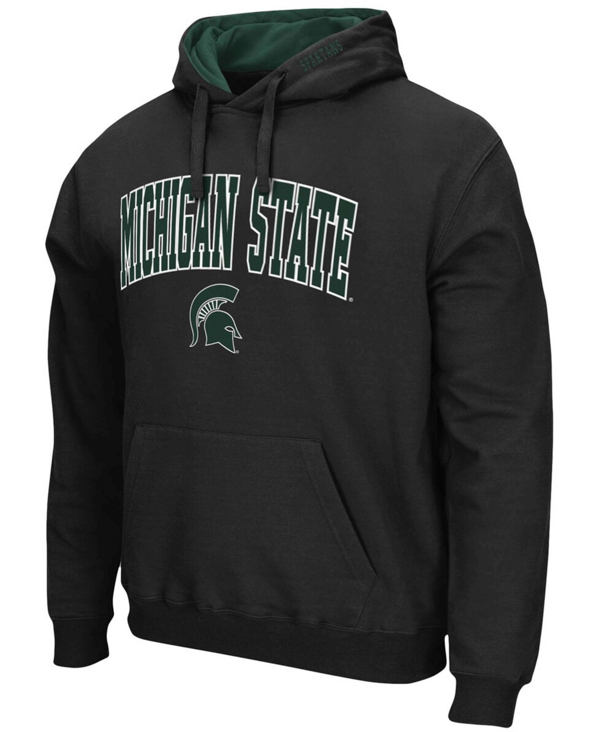 Shop Colosseum Men's Black Michigan State Spartans Arch Logo 3.0 Pullover Hoodie