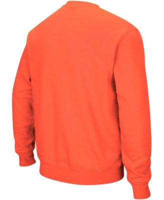 Men's Orange Illinois Fighting Illini Arch Logo Crew Neck Sweatshirt