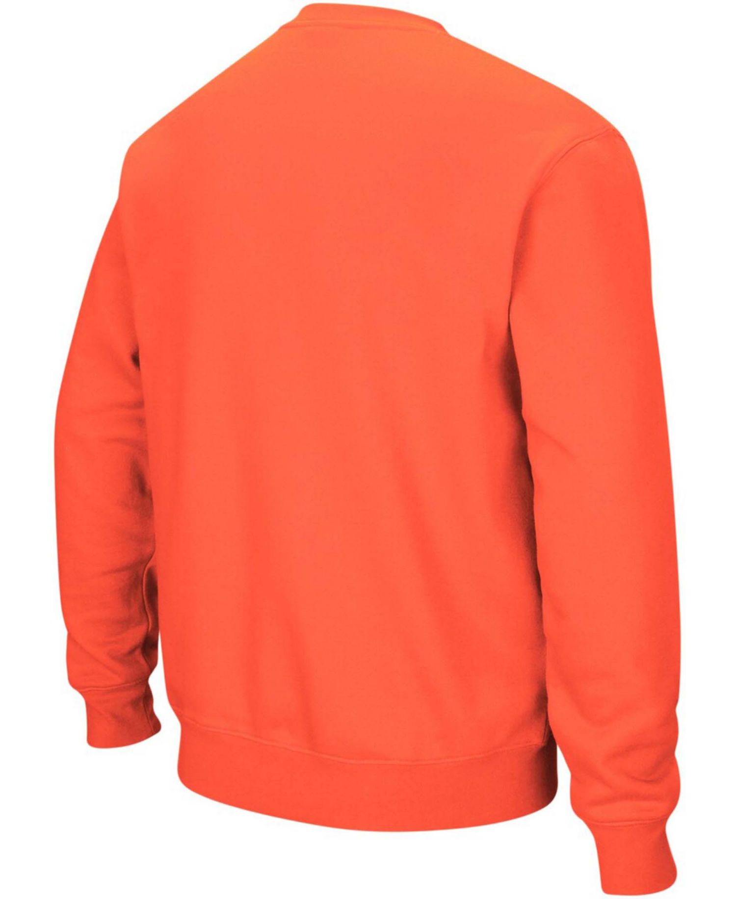 Men's Orange Illinois Fighting Illini Arch Logo Crew Neck Sweatshirt
