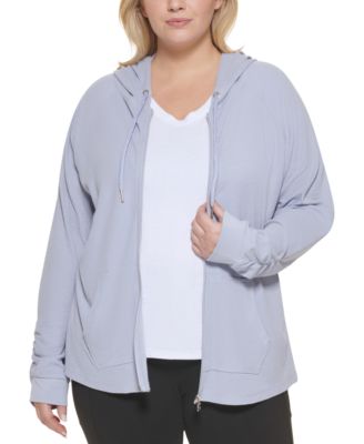 calvin klein performance plus size hoodie