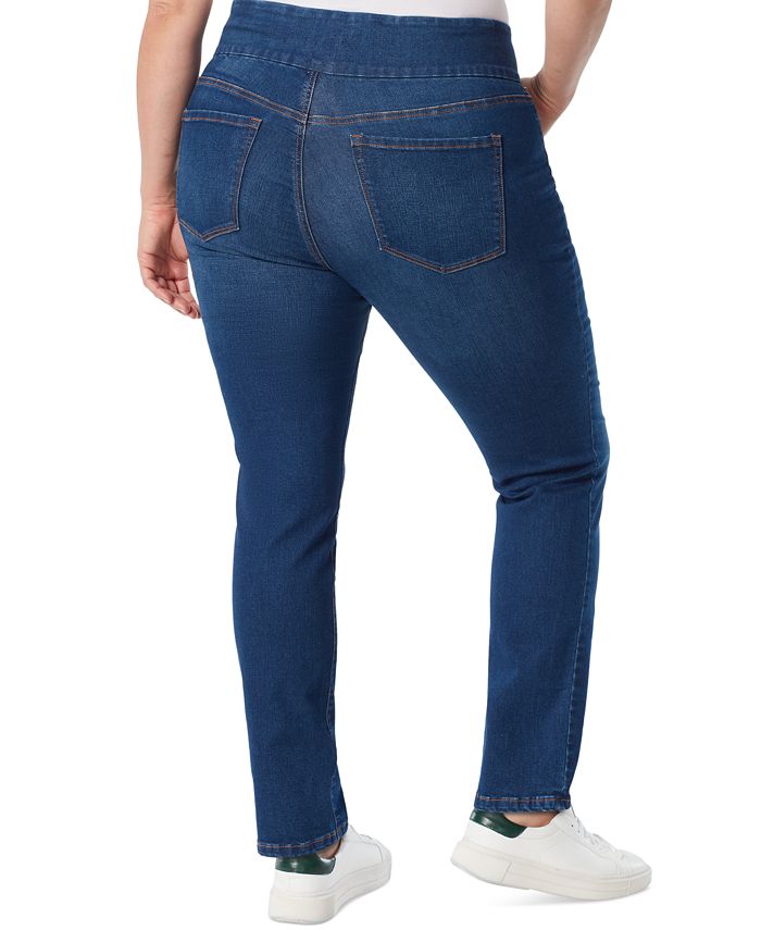 Gloria Vanderbilt Plus Size Amanda Pull-On Jeans & Reviews - Jeans ...