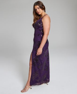 Speechless Trendy Plus Size Sequin Mesh Dress