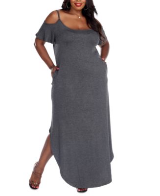 White Mark Plus Size Lexi Maxi Dress & Reviews - Dresses - Women - Macy's