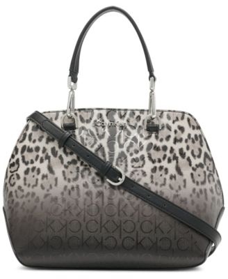 calvin klein leopard purse