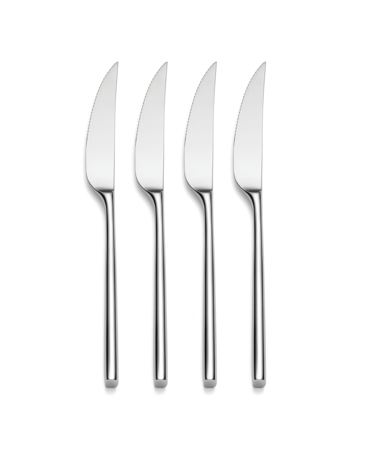 Shop Kate Spade Malmo Steak Knife Set, 4 Pieces In Metallic And Stainless