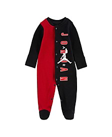 Baby Boys Air Half Court Footed Coveralls
