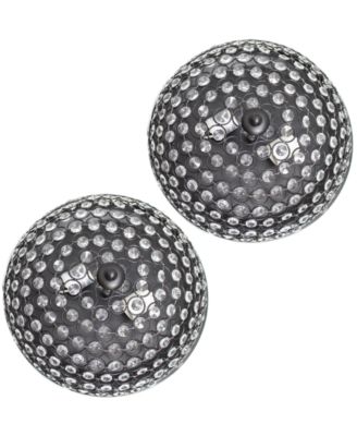 Crystal Glam 2 Light Ceiling Flush Mount, Pack of 2