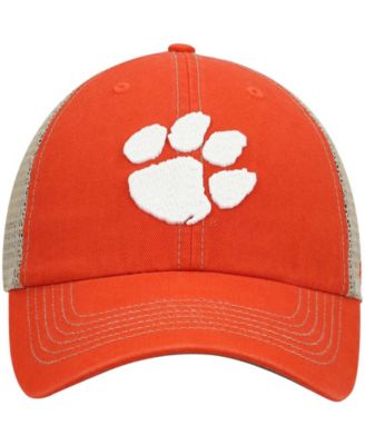 Men's Orange Clemson Tigers Trawler Trucker Snapback Hat
