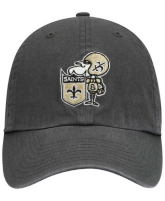 Men's Charcoal New Orleans Saints Clean Up Legacy Adjustable Hat