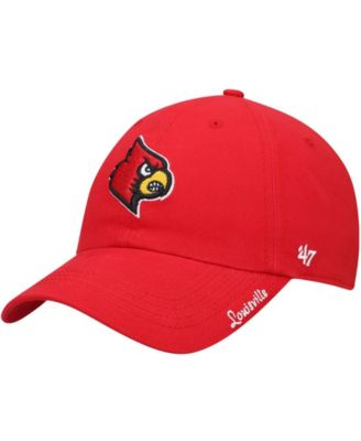 47 Brand Women's Red Louisville Cardinals Miata Clean Up Logo Adjustable Hat  - Macy's