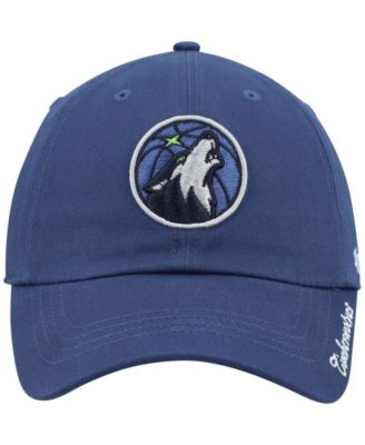Women's Navy Minnesota Timberwolves Miata Clean Up Logo Adjustable Hat