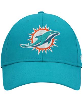 Boys Aqua Miami Dolphins Basic MVP Adjustable Hat