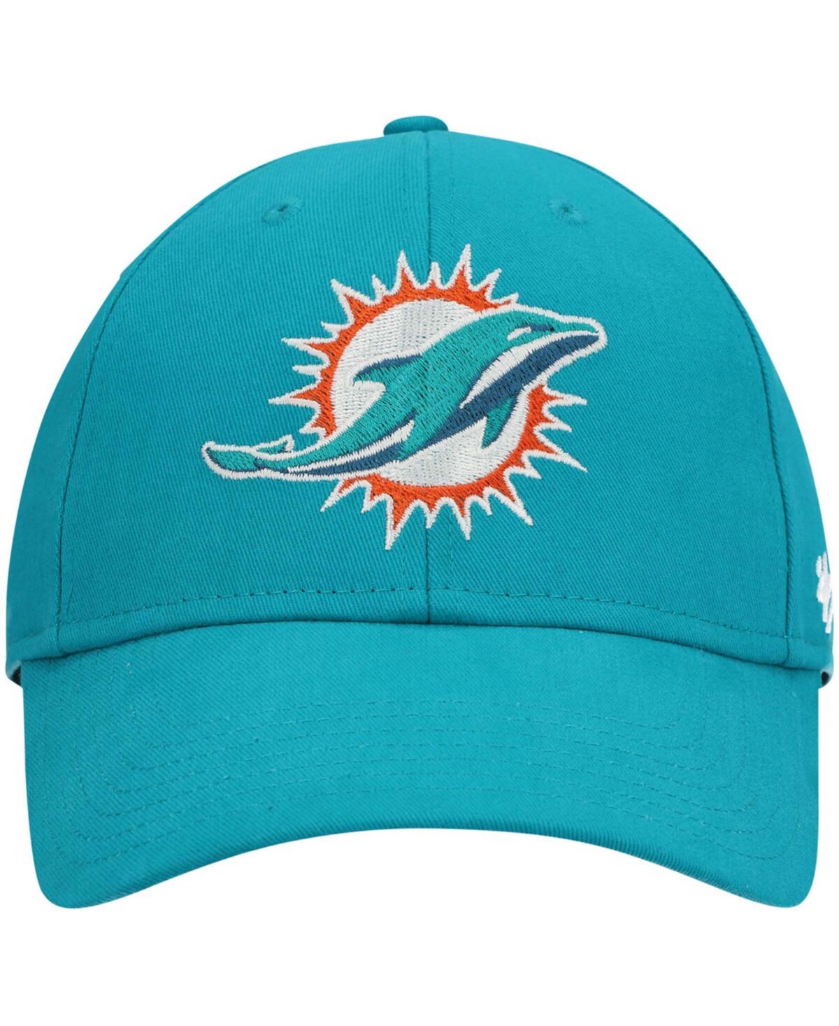 47 Brand Boys Aqua Miami Dolphins Basic Mvp Adjustable Hat In Aqua