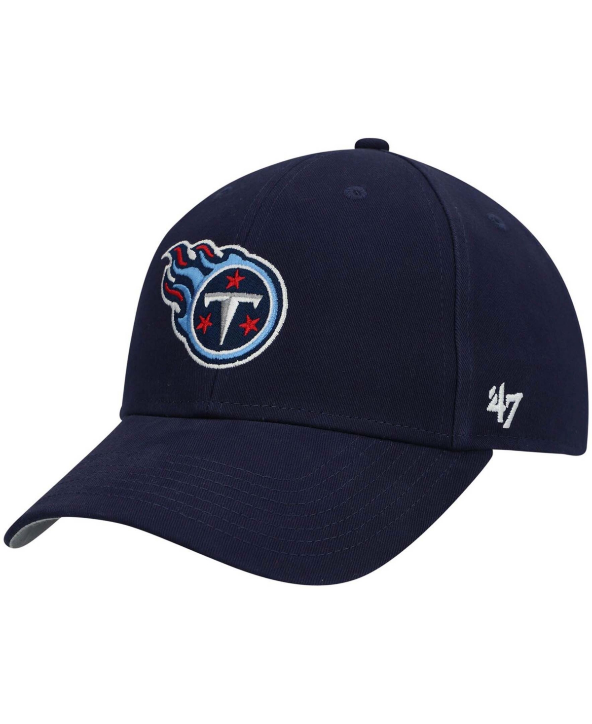 47 Brand Kids' Boys Navy Tennessee Titans Basic Mvp Adjustable Hat