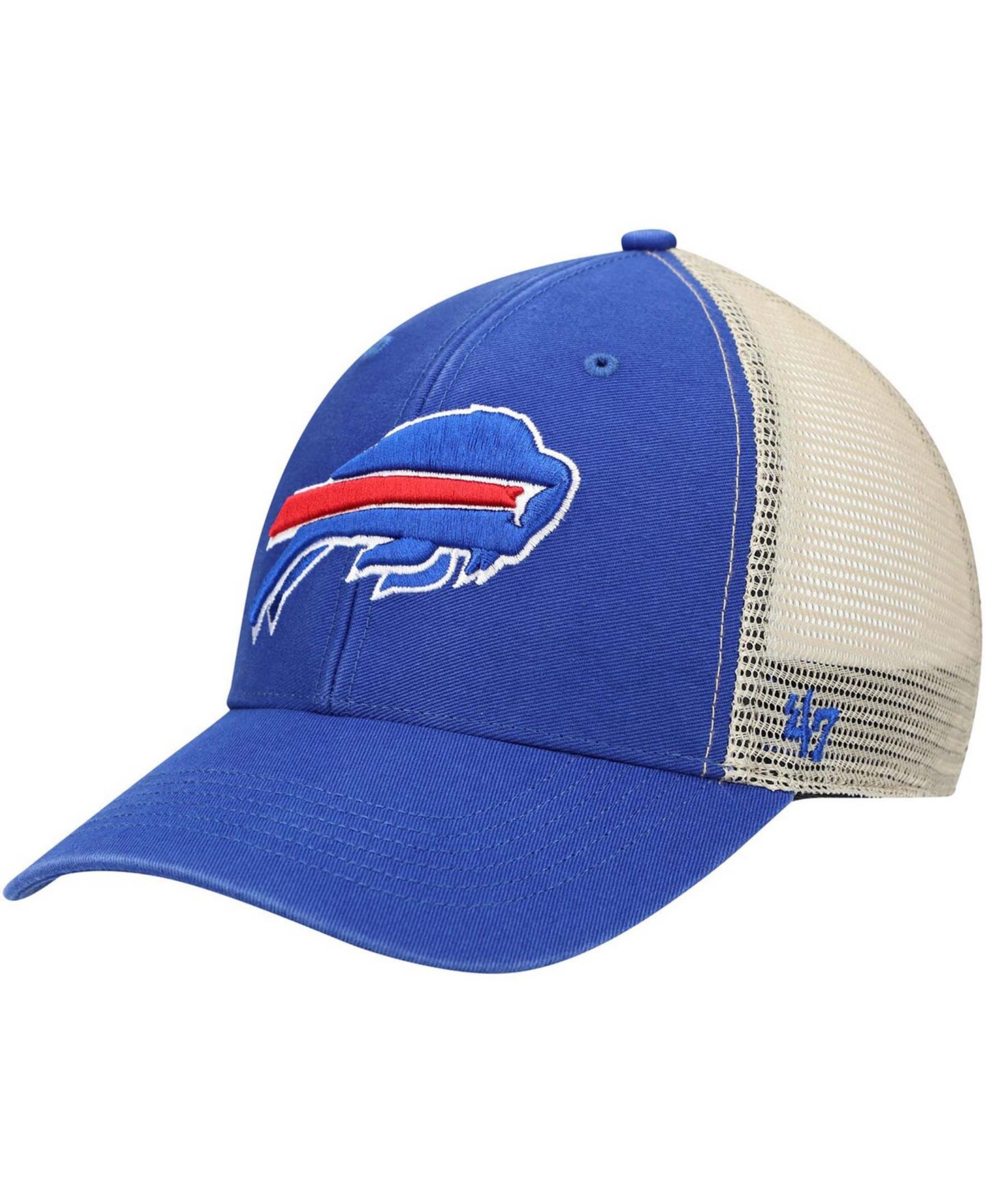 Мужская кепка '47 Brand Royal Buffalo Bills Flagship MVP Snapback Hat — фото 1
