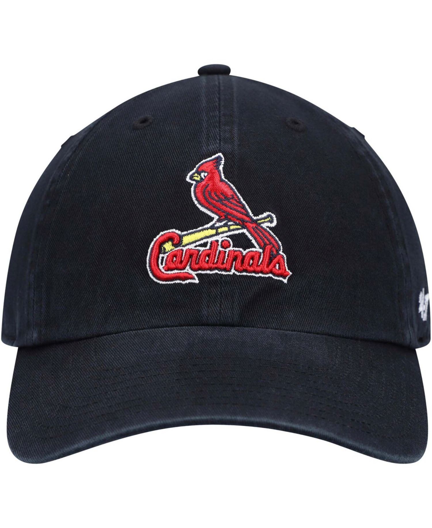 Men's Navy St. Louis Cardinals Clean Up Adjustable Hat