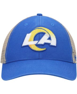 Men's Royal, Natural Los Angeles Rams Flagship Logo MVP Snapback Hat