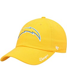 Women's Gold-Tone Los Angeles Chargers Miata Clean Up Secondary Logo Adjustable Hat