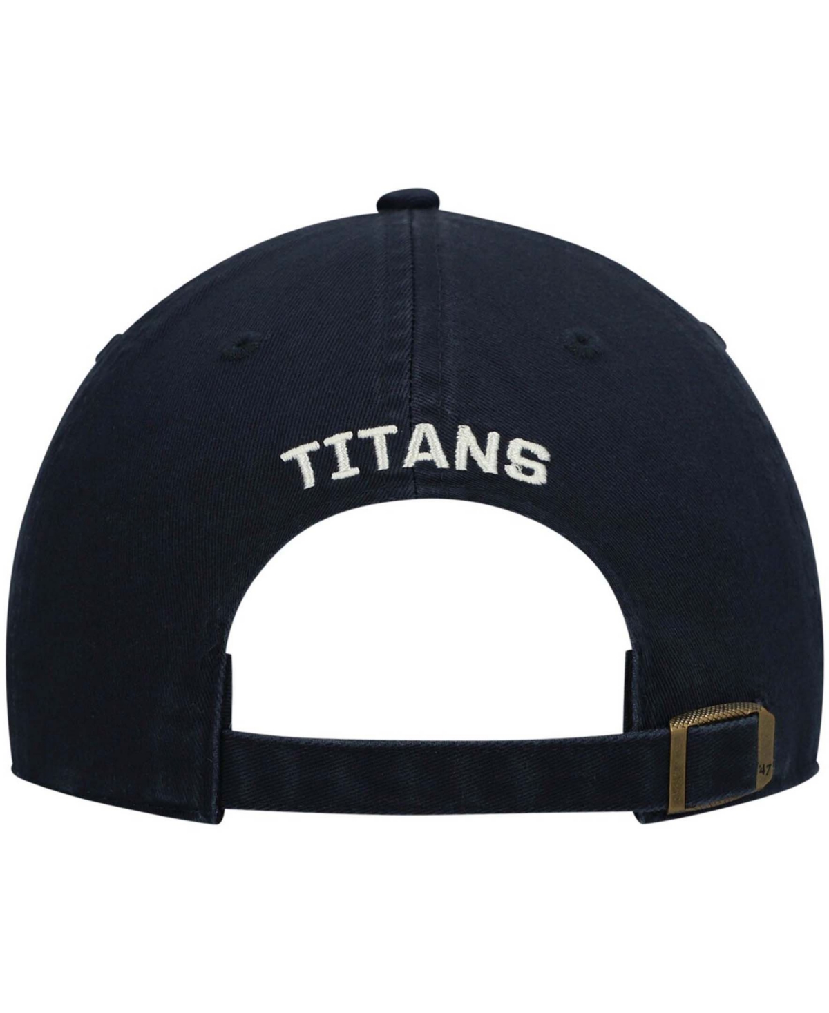 47 Brand Women's Navy Tennessee Titans Finley Clean Up Adjustable Hat In Navy
