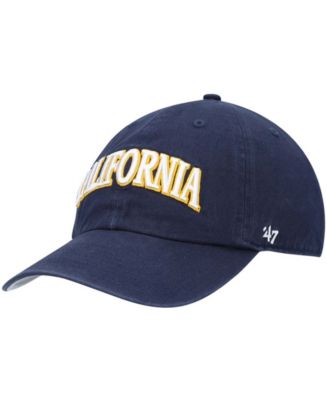 Men's Navy Cal Bears Archie Script Clean Up Adjustable Hat - Macy's