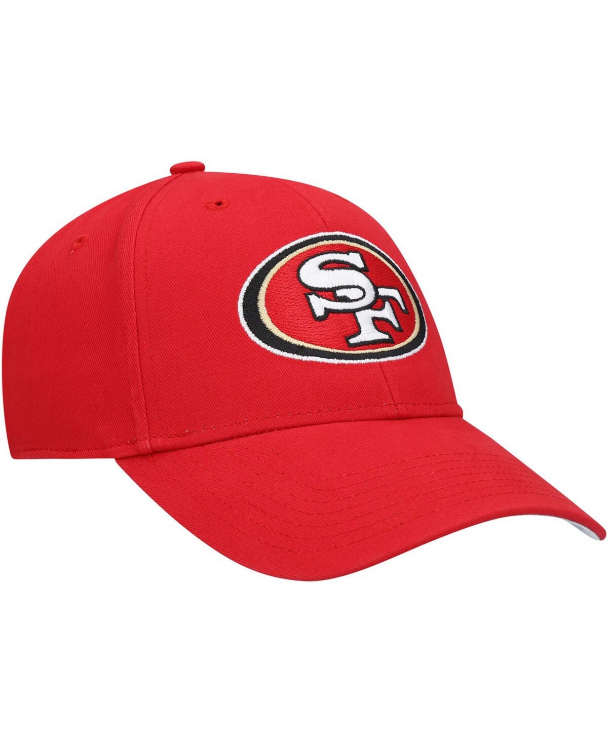 47 Brand Boys Scarlet San Francisco 49ers Basic Mvp Adjustable Hat In Scarlet