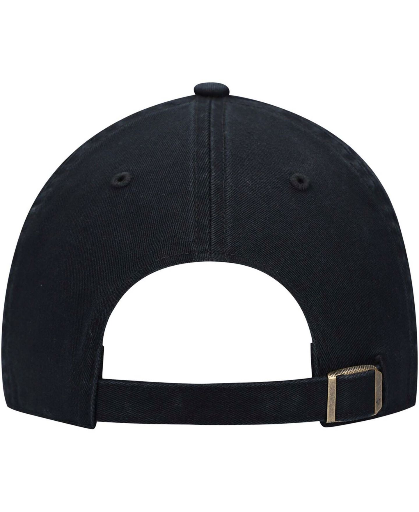 Мужская кепка '47 Brand Black Detroit Lions Clean Up Legacy Adjustable Hat — фото 5