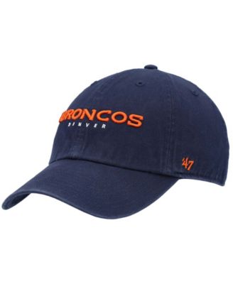 47 Brand Men's Navy Denver Broncos Clean Up Visor - Macy's