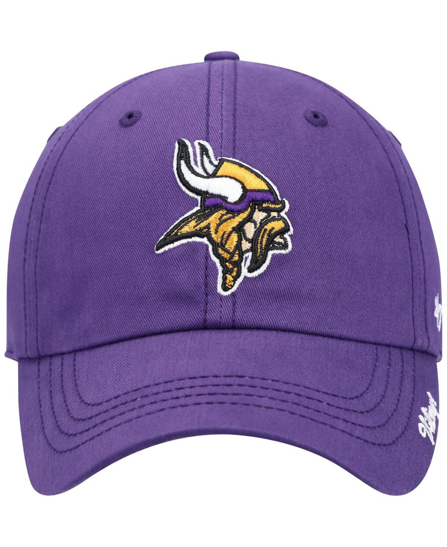 Women's Purple Minnesota Vikings Miata Clean Up Primary Adjustable Hat