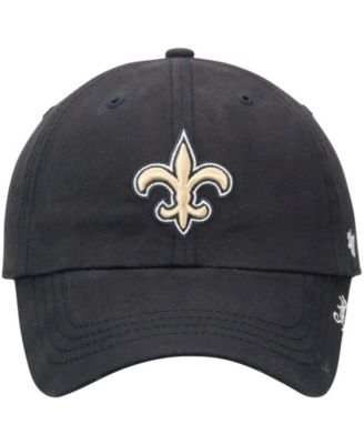Women's Black New Orleans Saints Miata Clean Up Adjustable Hat