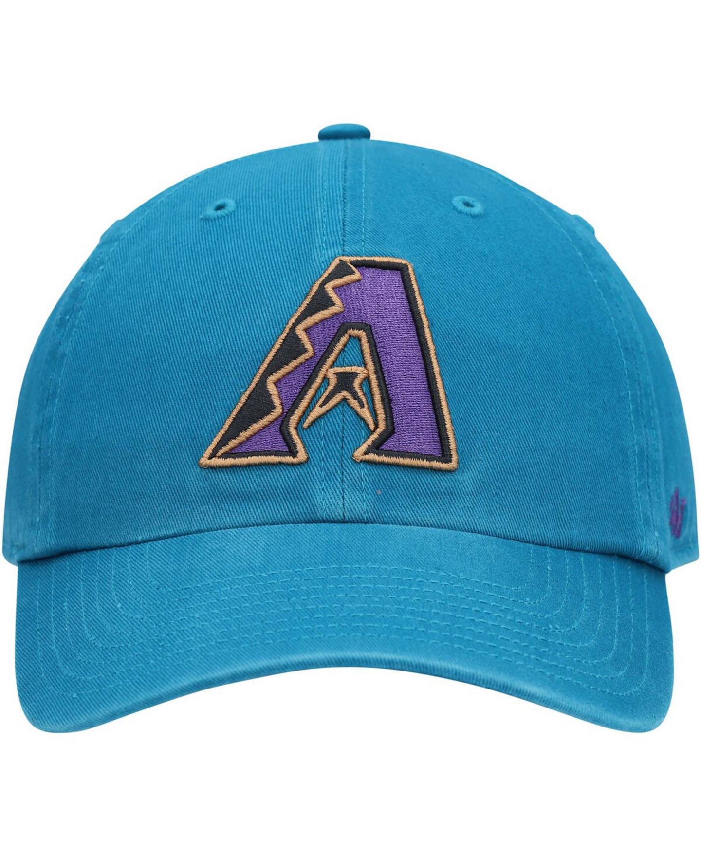 Мужская кепка '47 Brand Teal Arizona Diamondbacks Logo Cooperstown Collection Clean Up Adjustable Hat — фото 3