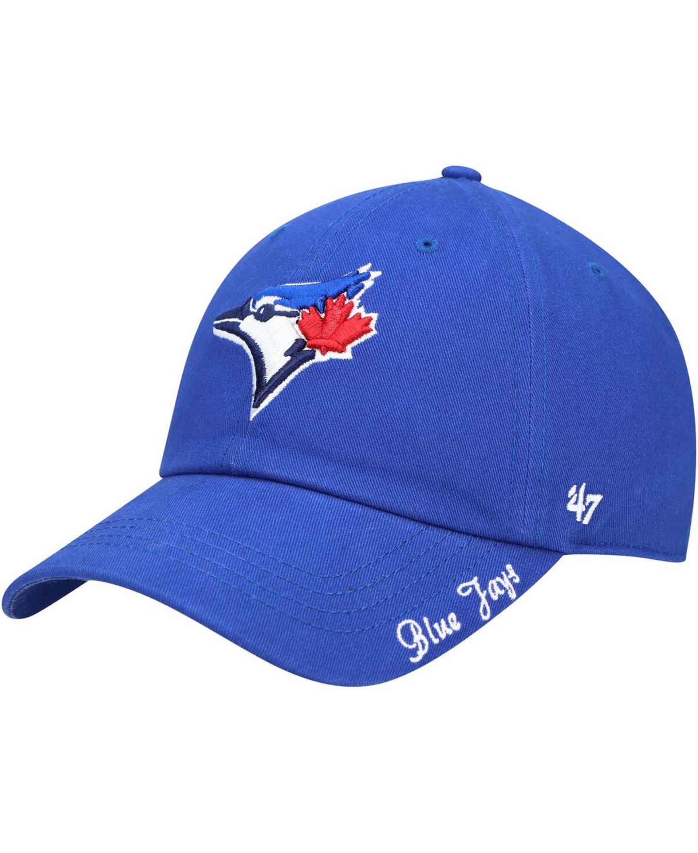 Женская кепка '47 Brand Royal Toronto Blue Jays Team Miata Clean Up Adjustable Hat — фото 2