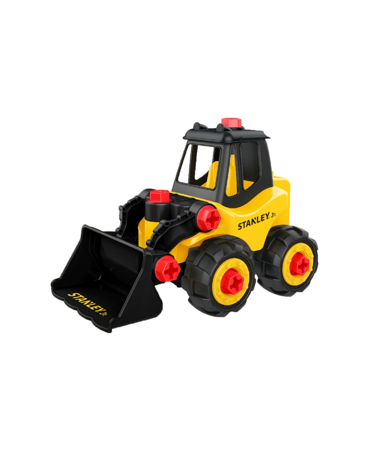 Shop Stanley Jr. 16 Piece Take Apart Classic Front Loader In Black,yellow