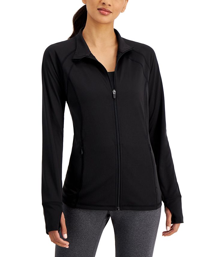 ID Ideology Women's Essentials Performance Zip Jacket, Created for Macy ...