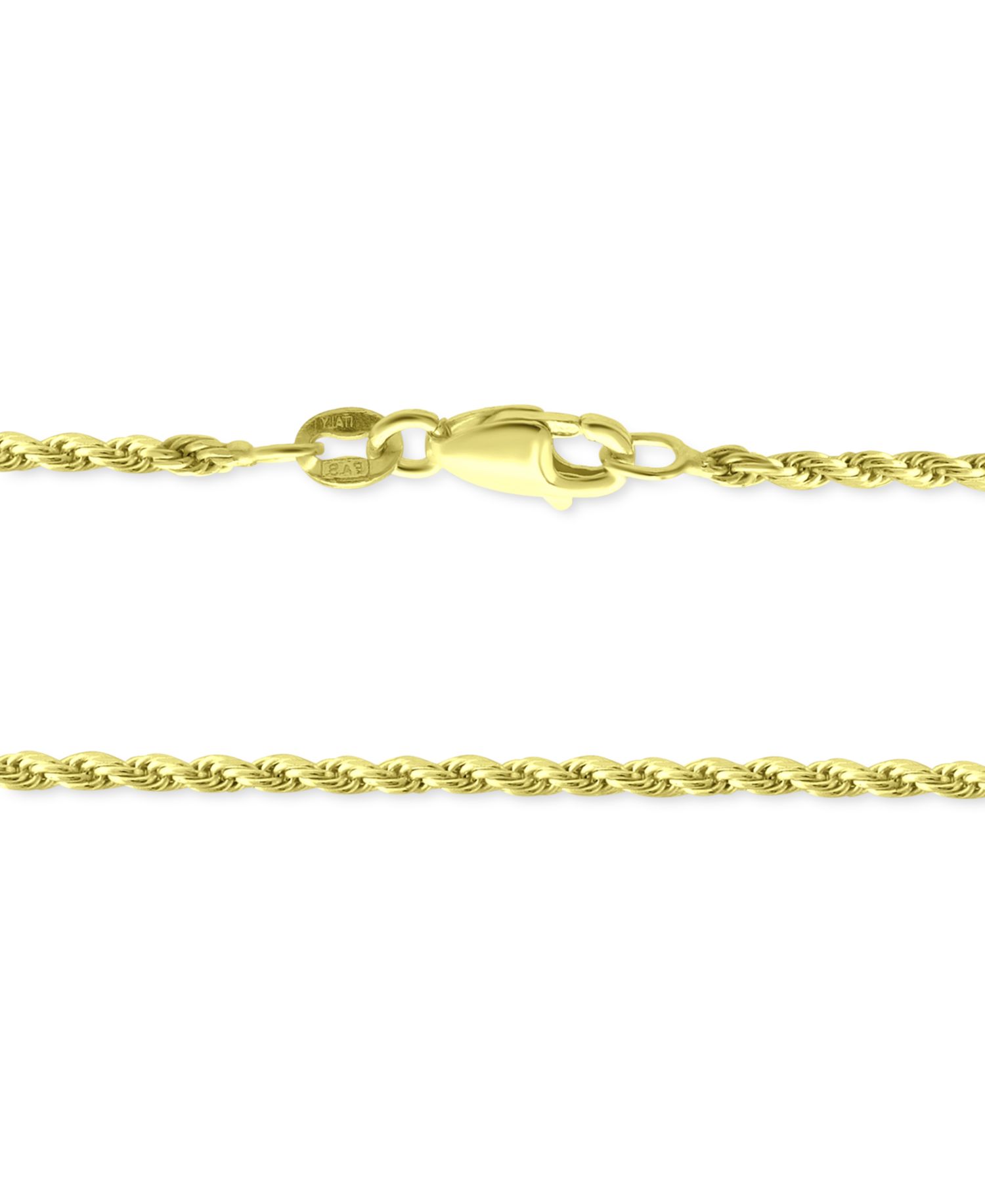 Necklace Diamond Cut Rope Chain Necklace and Bracelet