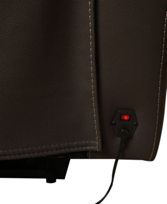 Jabarr 7-Pc. Beyond Leather Theater Seating with 3 Consoles, Created for Macy's