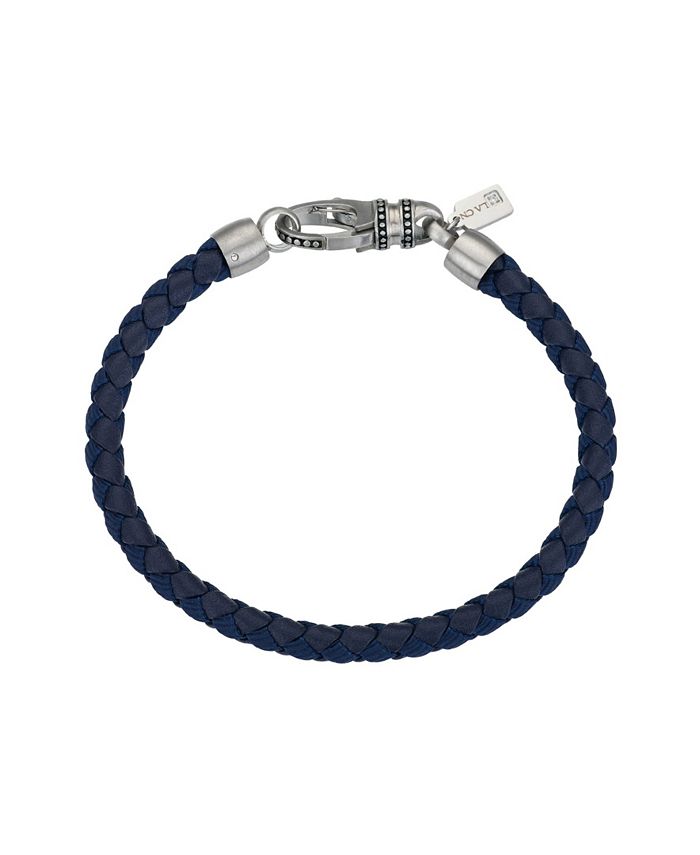 Men s Stainless Steel Leather Bracelet