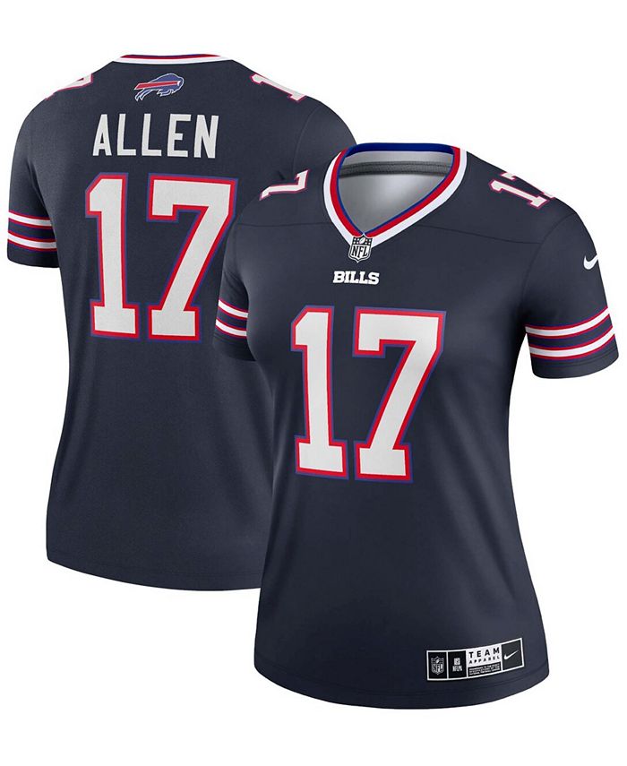 Nike Women's Josh Allen Navy Buffalo Bills Inverted Legend Jersey
