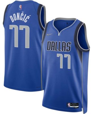 Men's Luka Doncic Blue Dallas Mavericks 2021/22 Diamond Swingman Jersey - Icon Edition