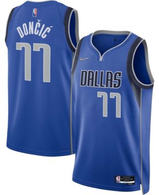 Nike Men's Luka Doncic Blue Dallas Mavericks 2021/22 Diamond Swingman ...