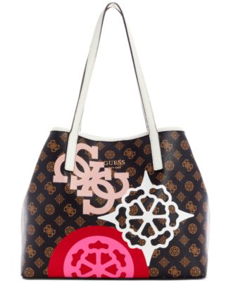 guess brown and pink bolsa