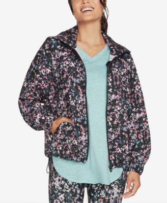 Skechers - Printed Drawstring Hem Jacket