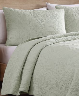 Solid Costa Sera Cotton Reversible Quilt, Twin