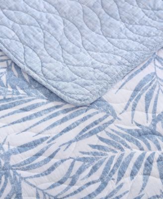 CLOSEOUT! Palmday Cotton Reversible 2 Piece Quilt Set, Twin